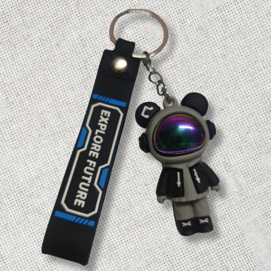 Móc khóa phi hành gia chất liệu silcon siêu đẹp cao cấp móc dành cho balo cắp sách chìa khóa xe sang xịn