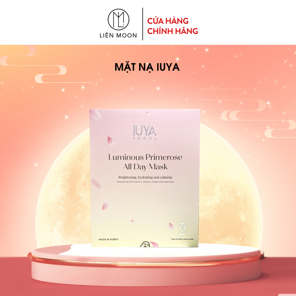 Mặt nạ trắng da mờ thâm nám sạm Iuya cao cấp hộp 5 miếng