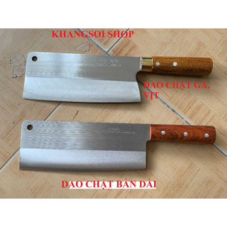 Dao nhà bếp-dao chặt gà vịt làm bằng thép trắng, thép nhật dao đa sỹ siêu sắc bền đẹp