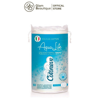 Bông Tẩy Trang Maxi Aqua Life Cotoneve 50 Miếng Glam Beautique