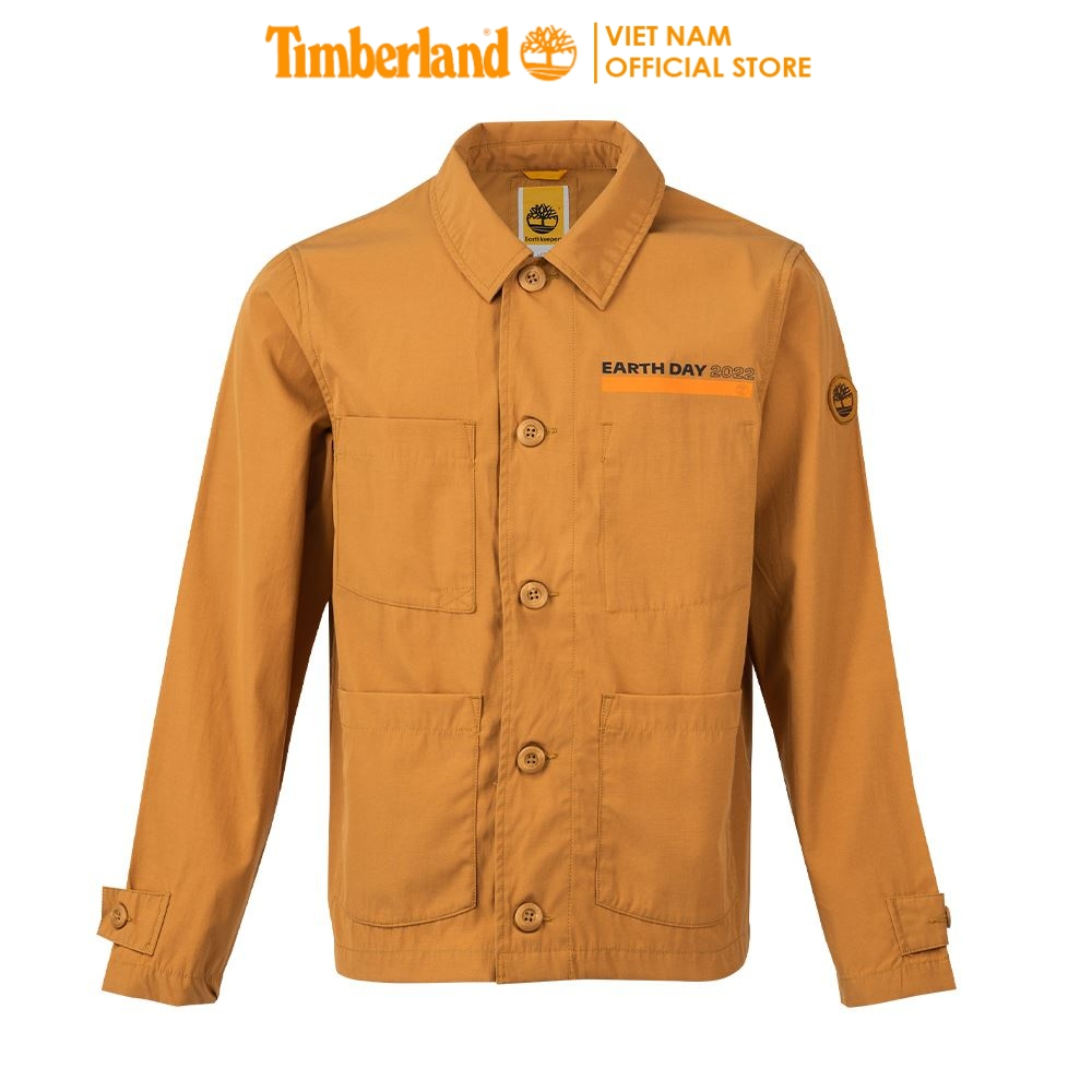 Timberland Áo Khoác Nam AF DWR Earth Day EK+ Chore Jacket - Wheat Boot/Dark Sapphire TB0A61G9DH