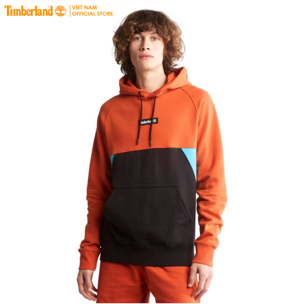 [SALE] Timberland Áo Hoodie Unisex Yc Cut&Sew Hoodie(Reg Bb) Burnt Ochre-Black - TB0A6119