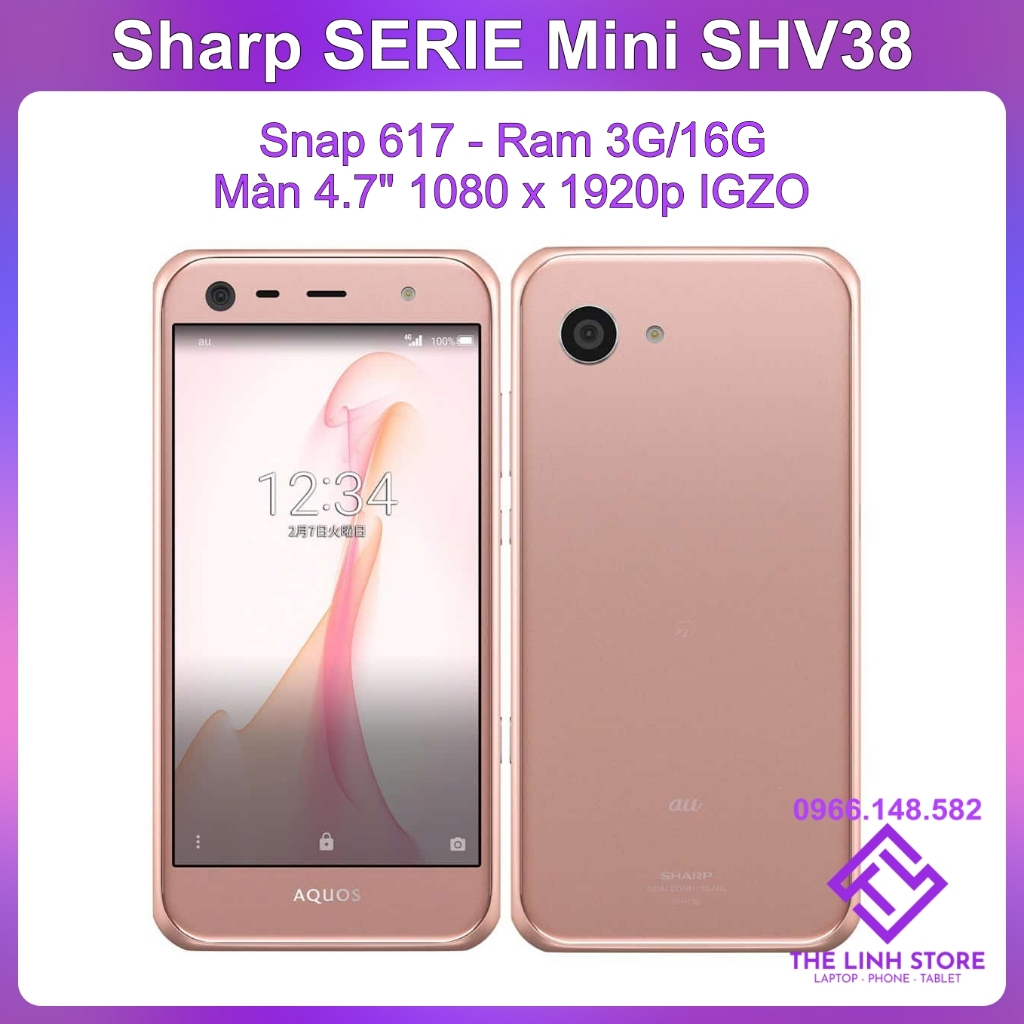 Điện thoại Sharp AQUOS SERIE Mini SHV38