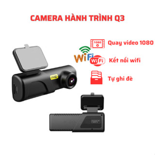  Camera hành trình ô tô Q3 Kết nối điện thoại qua wifi quay cực nét góc rộng thiết kế nhỏ gọn chân cắm USB tiện lợi 