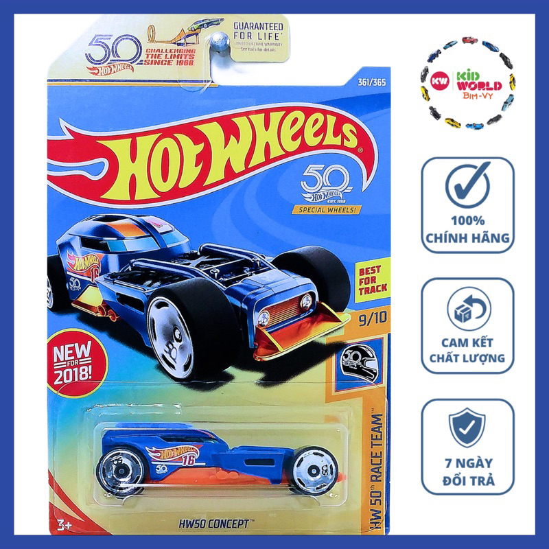 Xe mô hình Hot Wheels basic HW50 Concept FJW02.
