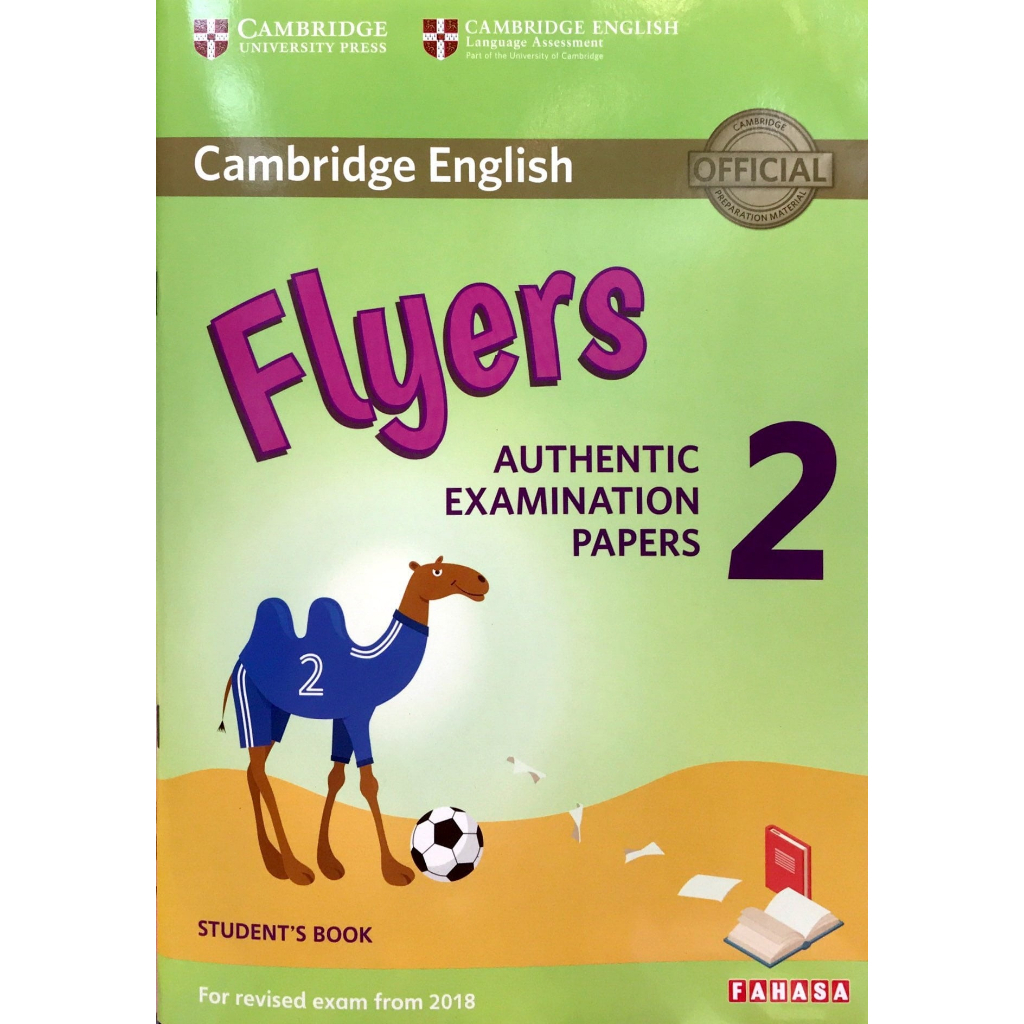 Cambridge English Flyers 123, bản to A4