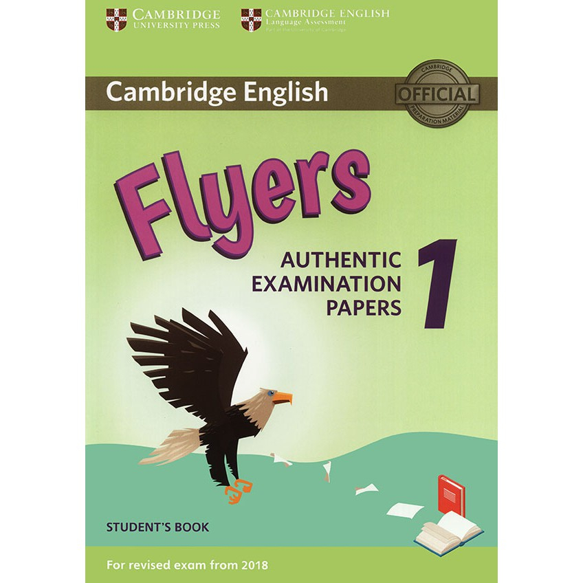 Cambridge English Flyers 123, bản to A4