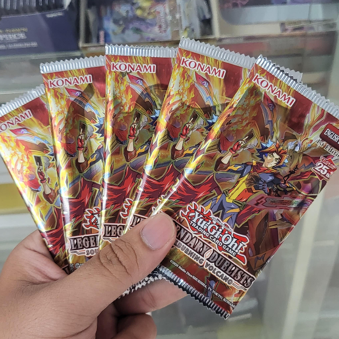 Gói Bài Tăng Cường YugiOh! Pack Legendary Duelists: Soulburning Volcano   Nhập Khẩu từ Anh