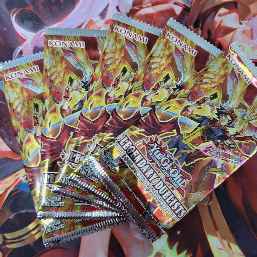Gói Bài Tăng Cường YugiOh! Pack Legendary Duelists: Soulburning Volcano   Nhập Khẩu từ Anh
