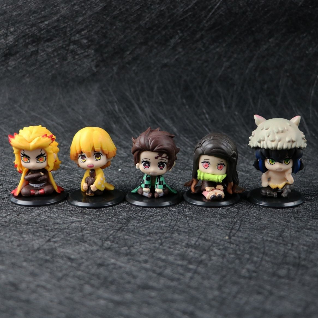 ⚡️𝗙𝗥𝗘𝗘𝗦𝗛𝗜𝗣⚡️ Mô hình Kimetsu No Yaiba figure Tanjirou , Nezuko , Zenitsu , Inosuke , Giyuu - figure thanh gươm diệt quỷ