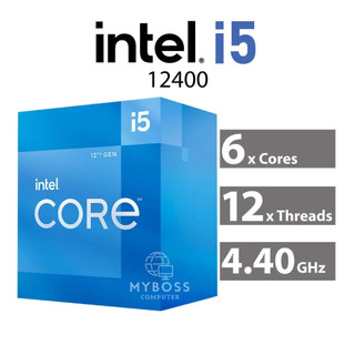 CPU Intel i5-12400 Full Box, Socket 1700 (Upto 4.4Ghz, 6 Nhân 12 Luồng, 18MB Cache, 65W) - NEW BH 36 Tháng