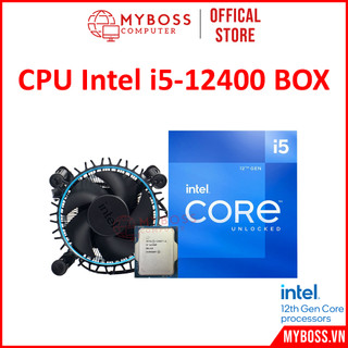 CPU Intel i5-12400 Full Box, Socket 1700 (Upto 4.4Ghz, 6 Nhân 12 Luồng, 18MB Cache, 65W) - NEW BH 36 Tháng