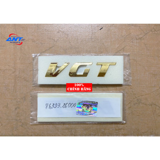 Chữ VGT màu vàng cho Santafe Gold