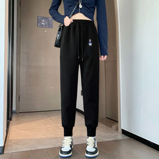 [27-30kg] Quần nỉ bé gái size đại, quần thể thao thu đông bé gái 26-45KG LUNASHOP M202395