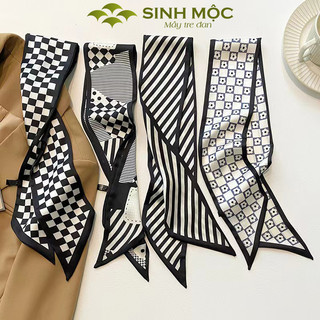 Khăn buộc túi, Khăn quấn túi xách, khăn lụa quấn túi xách, khăn lụa Sinh Mộc - M3058