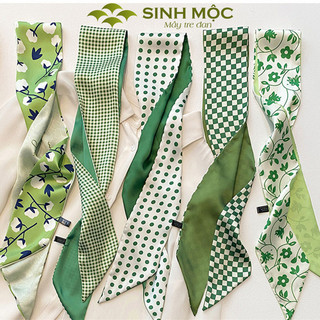 Khăn buộc túi, khăn lụa quấn túi xách, Khăn quấn túi xách, khăn vải, Sinh Mộc - M3059
