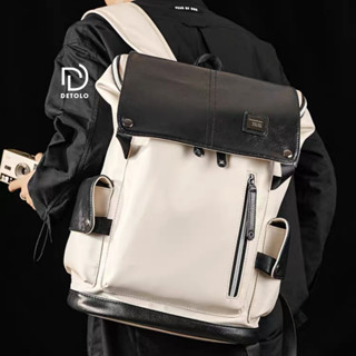 Balo da nam nữ thời trang DETOLO đựng laptop 15,6in 16in chống nước ngăn ipad ngăn quần áo du lịch 3 4 bộ