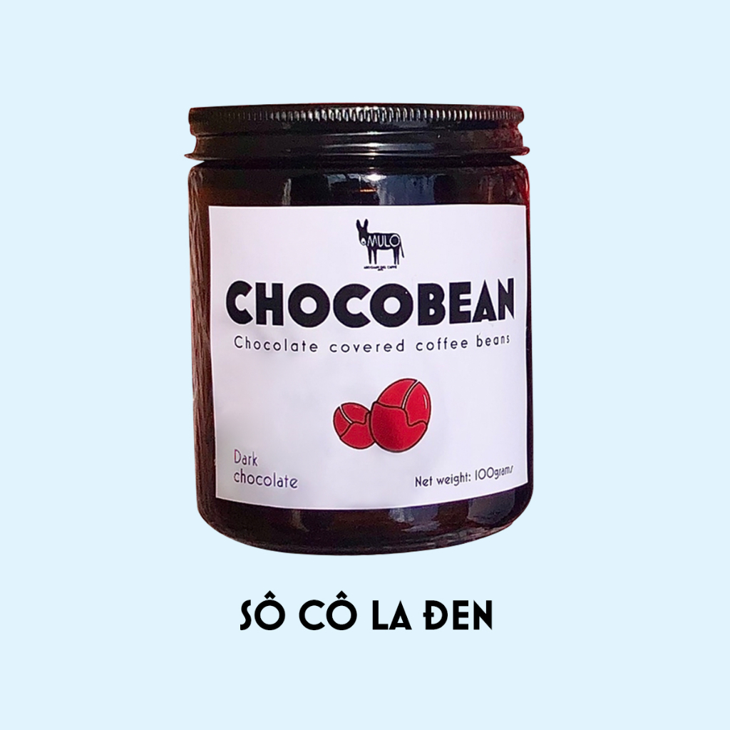 Viên chocolate bọc hạt cà phê I Hũ 100g MULO Coffee