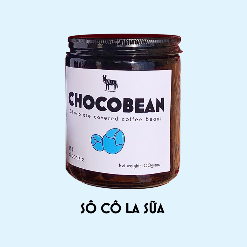 Viên chocolate bọc hạt cà phê I Hũ 100g MULO Coffee