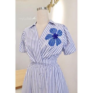 [VAIHOA2015] Vải thô sọc 100% coton mềm đẹp (dư hãng)