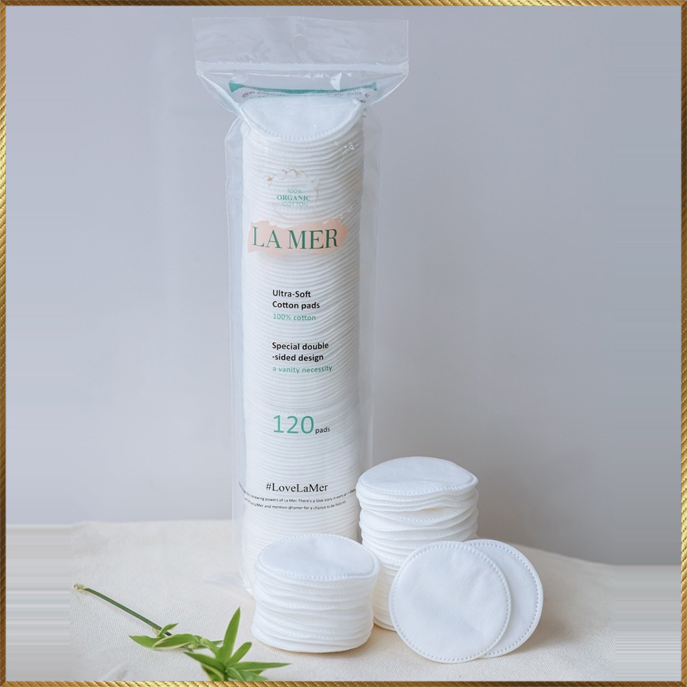 Bông Tẩy Trang LaMer 201 Miếng và 120 miếng 100% Bông Cotton Tự Nhiên
