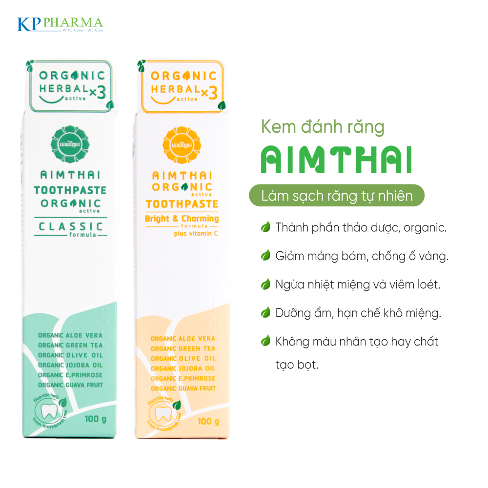 AIMTHAI - Kem đánh răng Organic