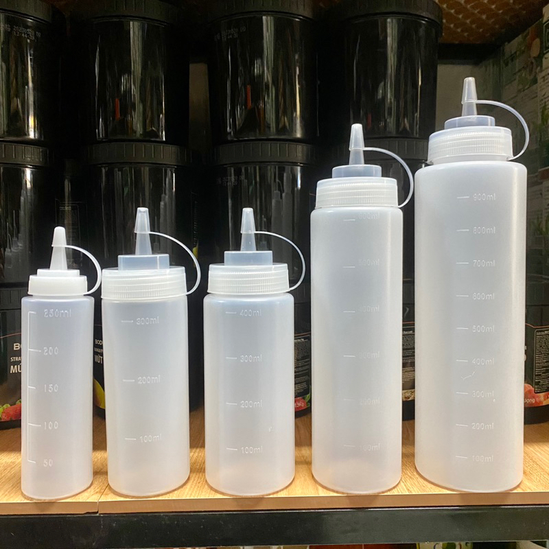 Bình Đựng Tương, Sốt Chia Vạch Đủ Size