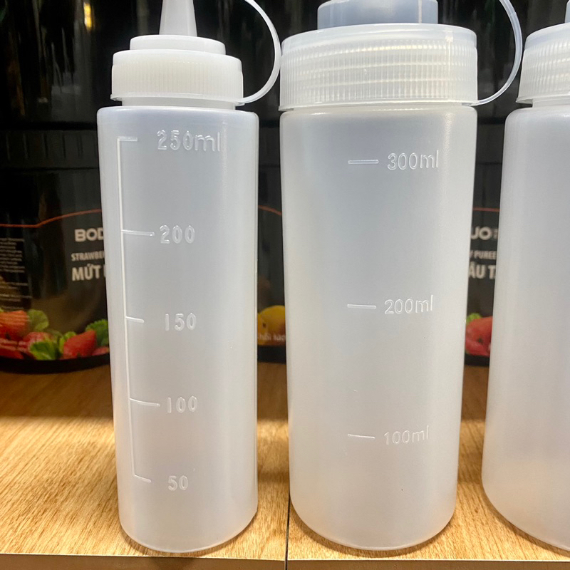 Bình Đựng Tương, Sốt Chia Vạch Đủ Size