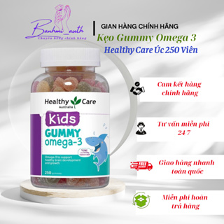 Kẹo Gummy Omega 3 Healthy Care Úc 250 Viên