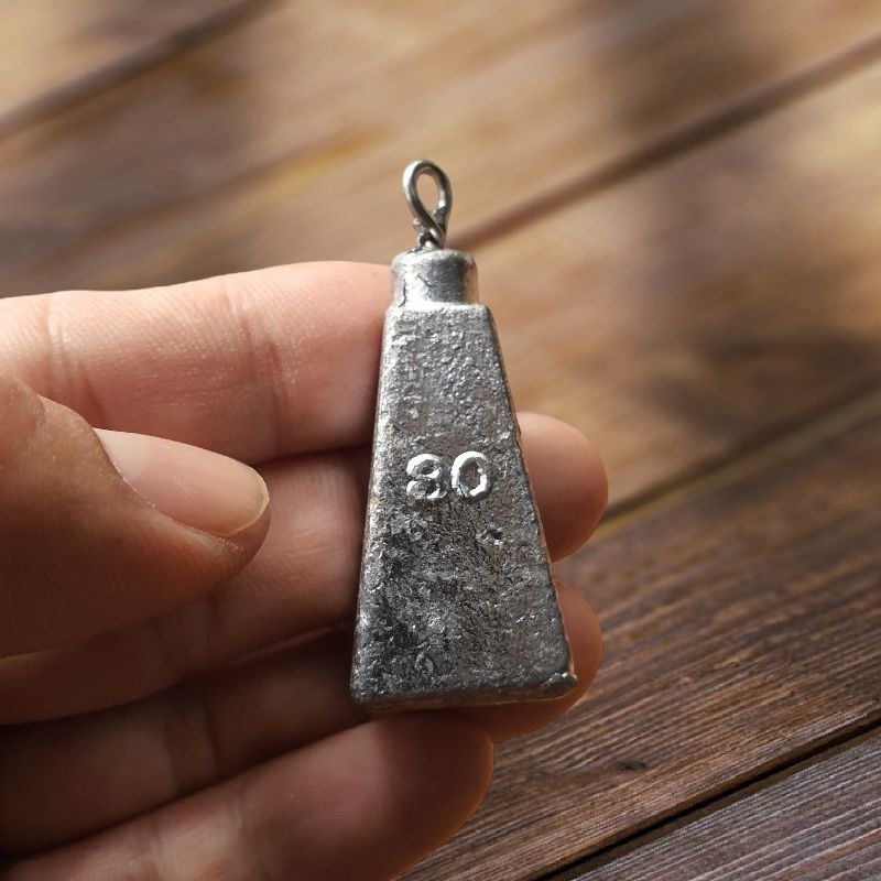 Chì vuông câu cá chì móc nặng 30g-300g