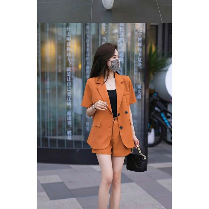 set vest đùi 3 món phong cách.