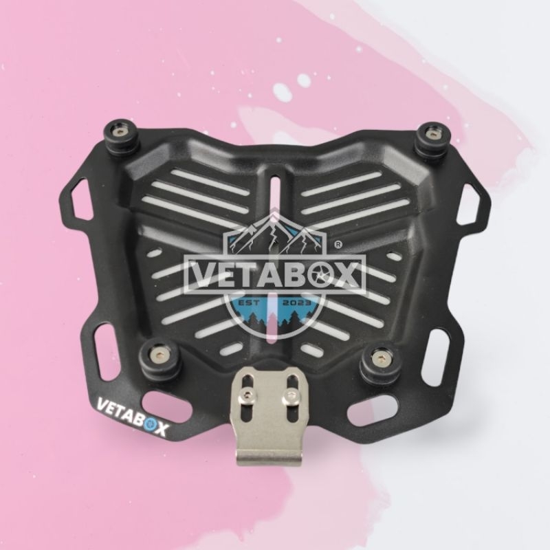 Đế thùng nhôm Vetabox - Tặng bộ ốc và pát gắn