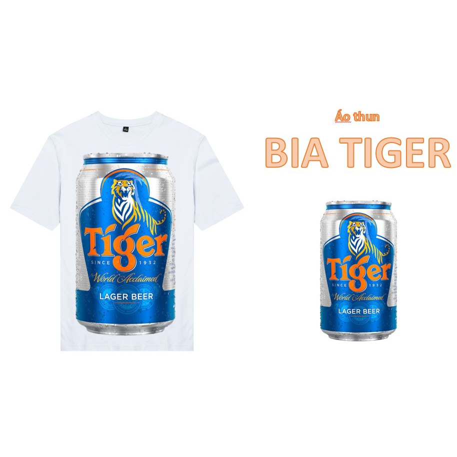 ÁO BIA TIGER GIỐNG HỆT MỘT LON BIA TIGER 330ML