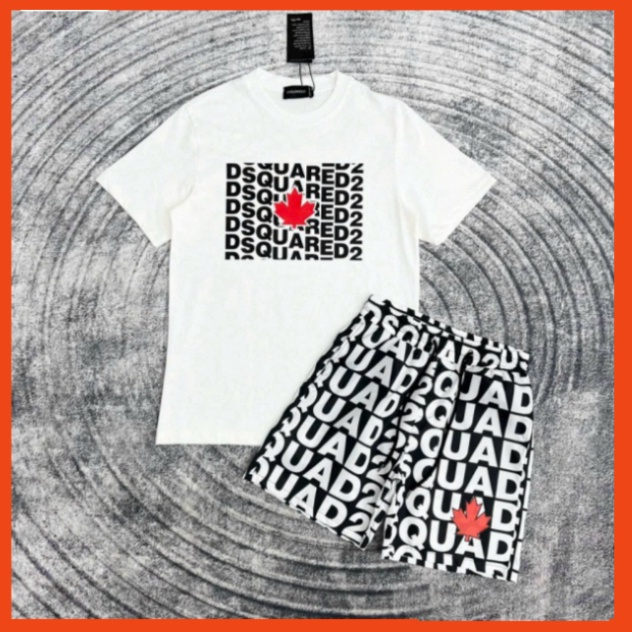 Áo DSQ2 lá phong đỏ Cao Cấp - Áo Nam Mùa Hè Cao Cấp Form Dáng Rộng Hot Trend