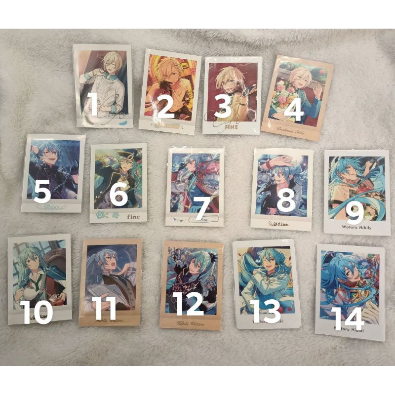 Thẻ/ Pola  Ensemble Star Eichi & Wataru