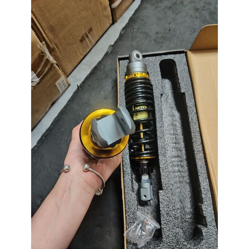 Phuộc NITRON 1:1 gắn AB Airblade NouvoLX NouvoSX Nouvo6 Shark PCX Feliz Dylan impulse NVX....