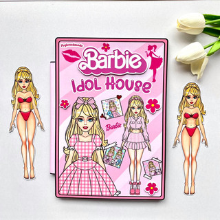 Ngôi nhà idol Búp bê Barbie - Pighandmade - Búp bê giấy
