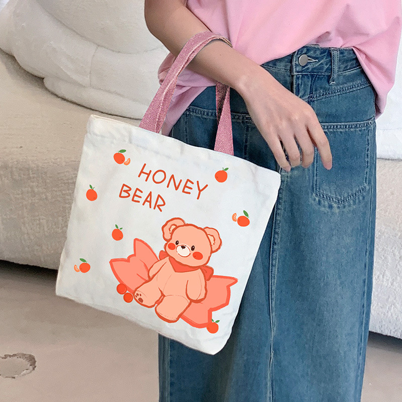 Túi vải túi tote đeo chéo đi học đi chơi giá rẻ có khoá kéo phong cách hàn quốc LYLATA TT05