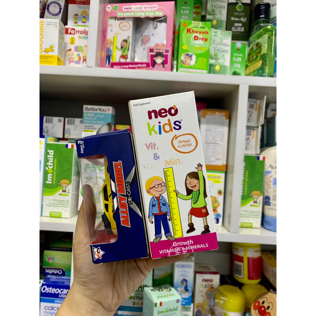 Neo Kids Growth bổ sung vitamin tổng hợp cho bé | Nhập khẩu chính hãng Tây Ban Nha