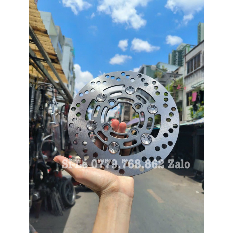 Đĩa thắng 220mm brembo moto 3 khoen salaya lắp future led , vario , ab , ex 135 , sirus , wave a110