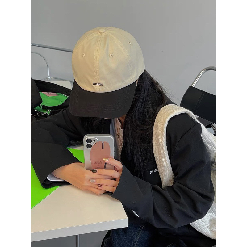 Nón kaki phom mềm CAPSAIGON phối màu thêu chữ unisex nam nữ trend 2024