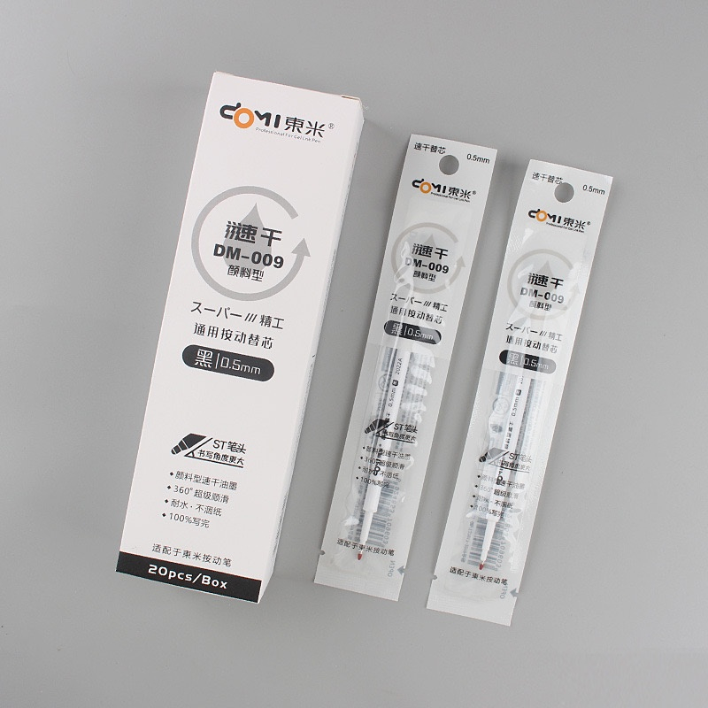 Ngòi Domi 009 đầu 0.5mm Đen Xanh Đỏ Cho Bút Mura, Domi, Lopet Chính Hãng- Tiệm Bút SHIORI