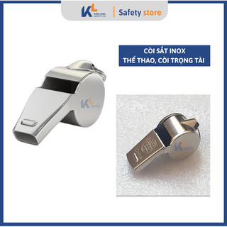 Còi sắt hộp 12 cái, còi inox thể thao, còi trọng tài