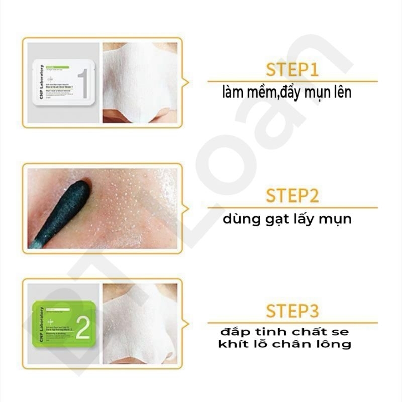 Set Đẩy mụn và se khít lỗ chân lông CNP LABORATORY mụn cám và mọi loại mụn hiệu quả