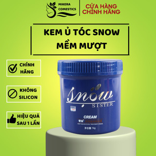Kem hấp tóc ủ tóc Snow 1000ML sister loại 1 đặc xoắn như sáp - Xả tóc giúp tóc siêu mềm mượt, thơm tự nhiên UT09