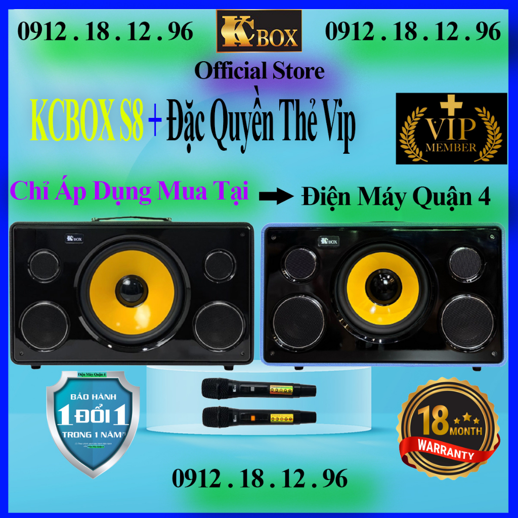 Loa Karaoke Kcbox KC-S8 / KCS8 / KC S8 / KCbox S8 - Hàng chính hãng - New 2023