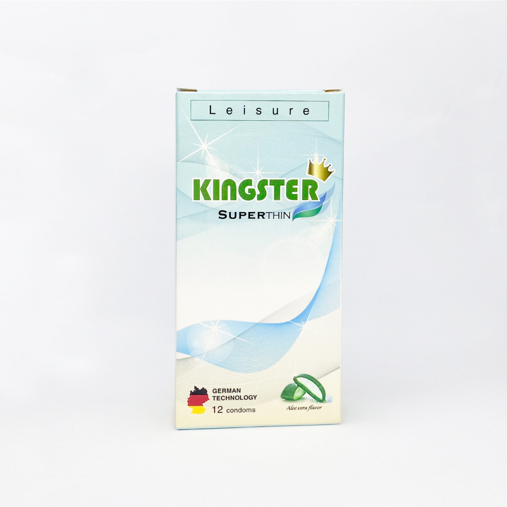 Bao cao su Kingster Superthin Condom Tất Thành Pharma hộp 12 bao