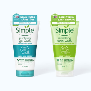 SỮA RỬA MẶT Simple Refreshing Facial Wash 150ml