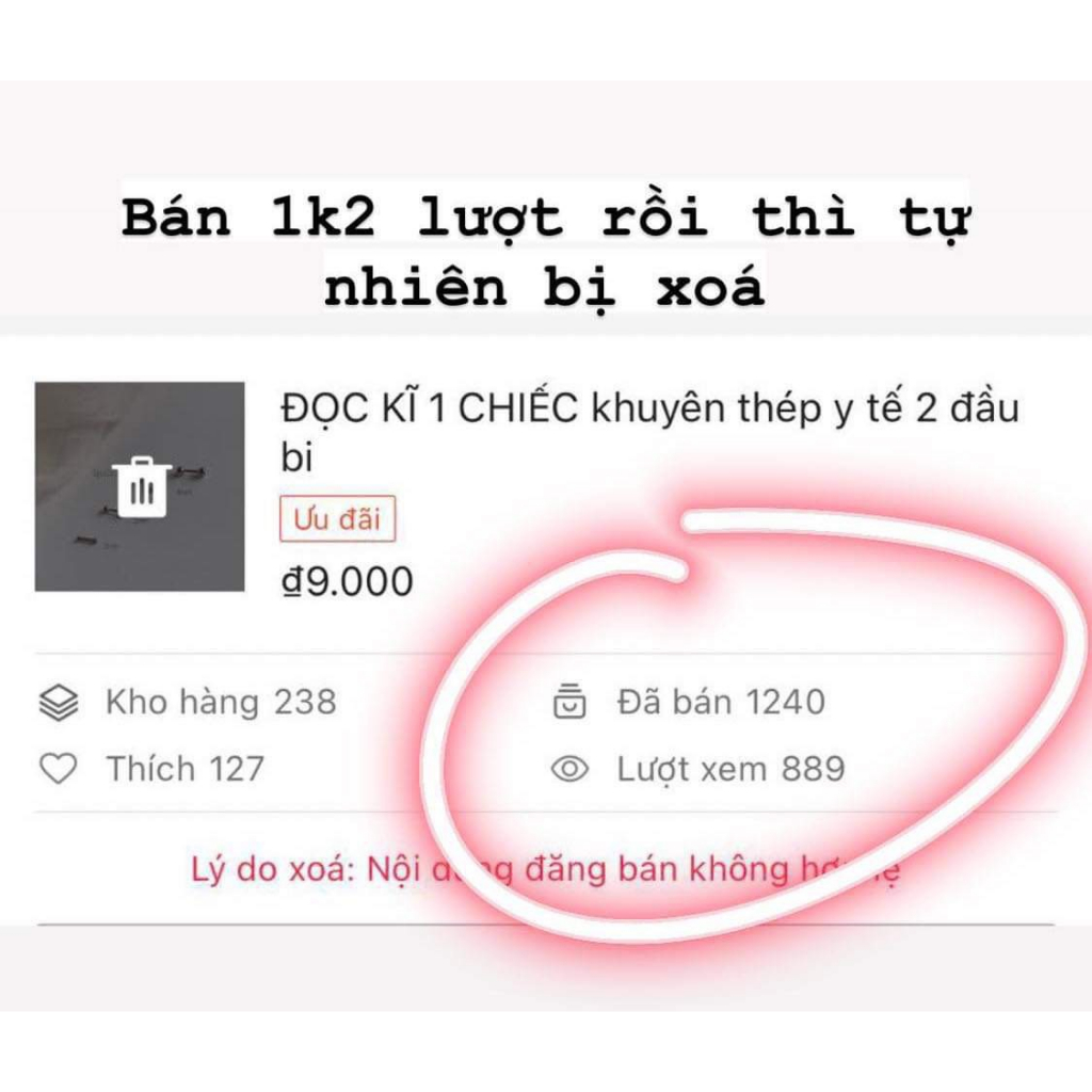 ĐỌC KĨ 1 CHIẾC khuyên thép y tế 2 đầu bi
