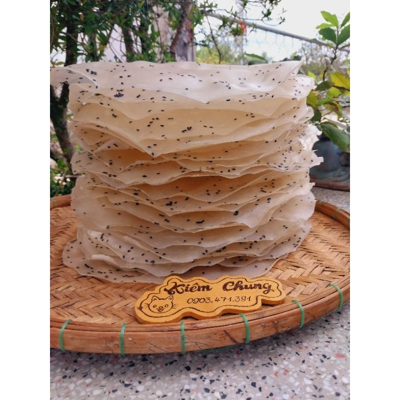 10 cái Bánh tráng quê Quảng nam